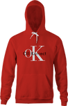 Funny OK Oll Korrect Calvin Klein Mashup Parody Red Hoodie