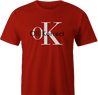 Funny OK Oll Korrect Calvin Klein Mashup Parody Red Men's T-Shirt