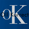 Funny OK Oll Korrect Calvin Klein Mashup Parody Royal blue T-Shirt