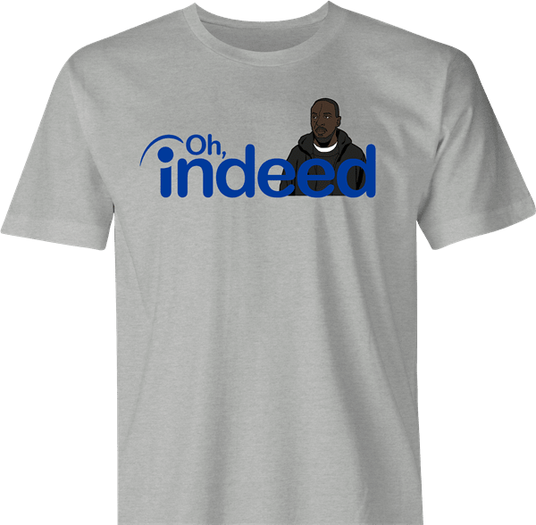 Funny Indeed - Hilarious Omar Little From The Wire Parody Men's T-Shirt
