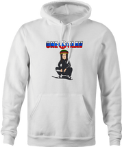 funny russian slav one love white hoodie