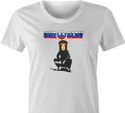 funny russian slav one love women's white t-shirt