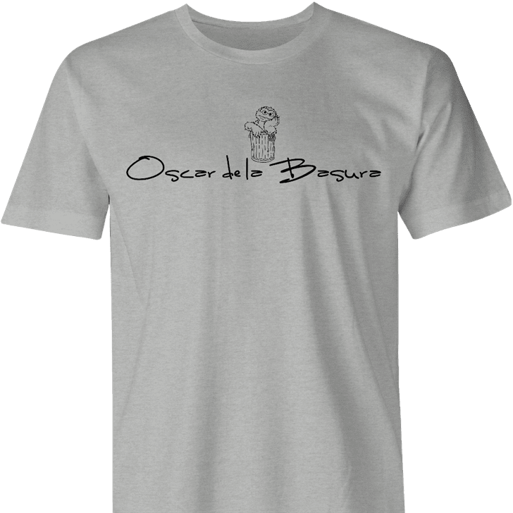 oscar de la renta the grouch sesame street men's ash t-shirt 