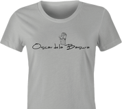 oscar de la renta the grouch sesame street women's ash t-shirt 