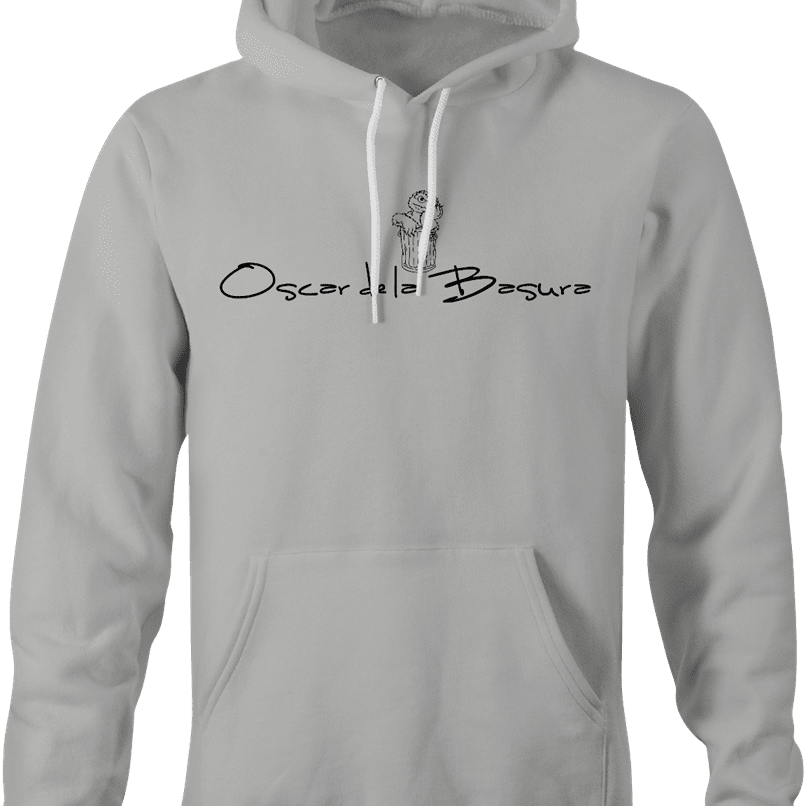 oscar de la renta the grouch sesame street ash hoodie
