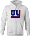 Funny Oy Vey Iz Mir NY Giants NFL Team - Yiddish & Jewish Humor T-Shirt white  hoodie