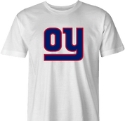 Funny Oy Vey Iz Mir NY Giants NFL Team - Yiddish & Jewish Humor Men's T-Shirt