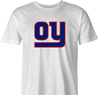 Funny Oy Vey Iz Mir NY Giants NFL Team - Yiddish & Jewish Humor Men's T-Shirt