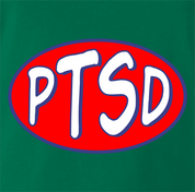 Funny PTSD Oil Parody t-shirt White