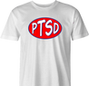 Funny PTSD Oil Parody men's t-shirt white 