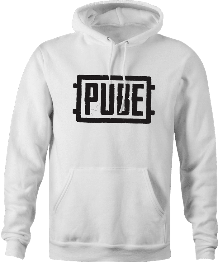 Pube PUBG multiplayer parody gaming navy t-shirt