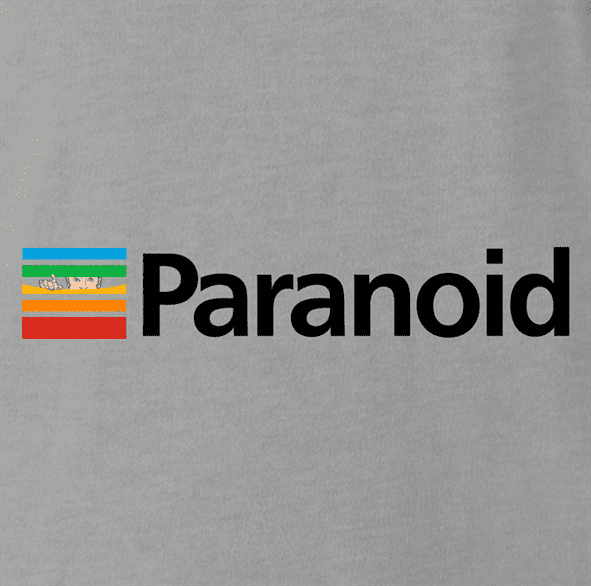 funny Lifes Tough Polaroid photography Brand Parody t-shirt grey