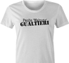 Funny Paulie "Walnuts" Gaultieri | Jean Paul Gaultier Sopranos Mashup Parody White Women's T-Shirt