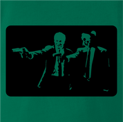 ped's dead pulp fiction green t-shirt