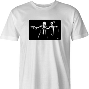 ped's dead pulp fiction men's white t-shirt 