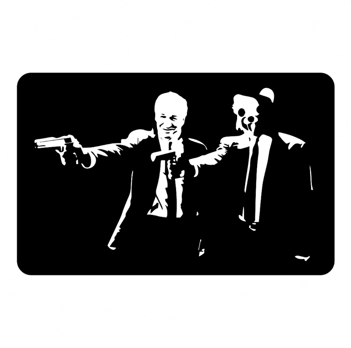 ped's dead pulp fiction  white tee