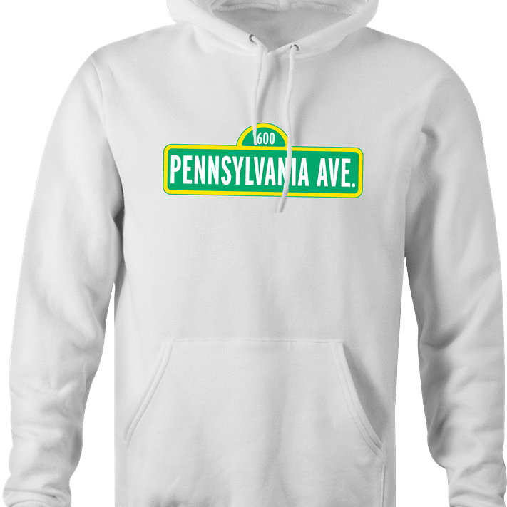 Funny White House Mashup Parody | 1600 Pennsylvania Avenue White Men's hoodie