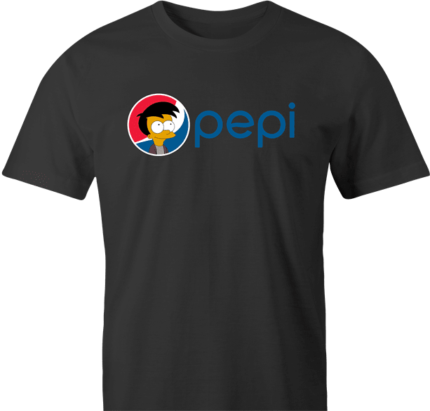 Funny I Love You Pepi The Simpsons Parody Men's T-Shirt