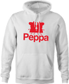 Funny Peppa Pig Kappa Footbal Sportswear T-Shirt white  hoodie
