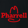 funny Pharrell Arby's Hat Mashup t-shirt black