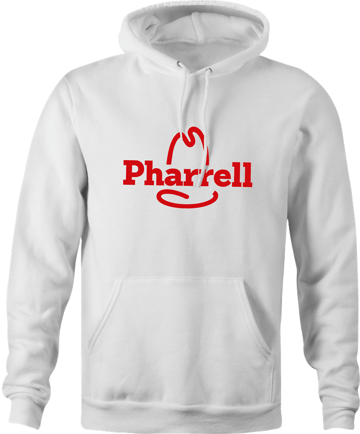 funny Pharrell Arby's Hat Mashup  men's hoodie