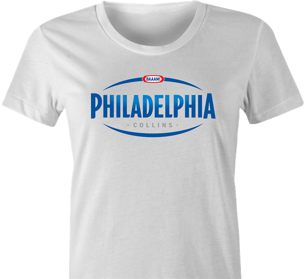 Funny Trailer Park Boys Philadelphia "Phil" Collins Parody White Women's T-Shirt