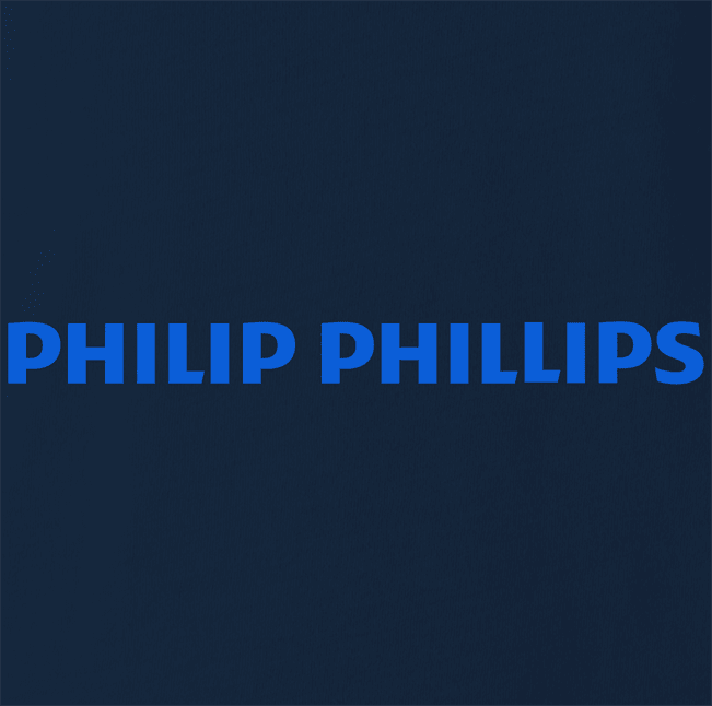 Funny Philip Phillips Music Parody Navy Blue Tee
