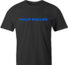 Funny Philip Phillips Music Parody Men's Black T-Shirt