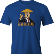 photus potus donald trump royal blue men's t-shirt