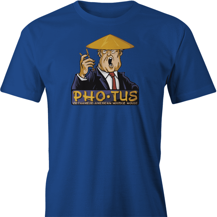photus potus donald trump royal blue men's t-shirt