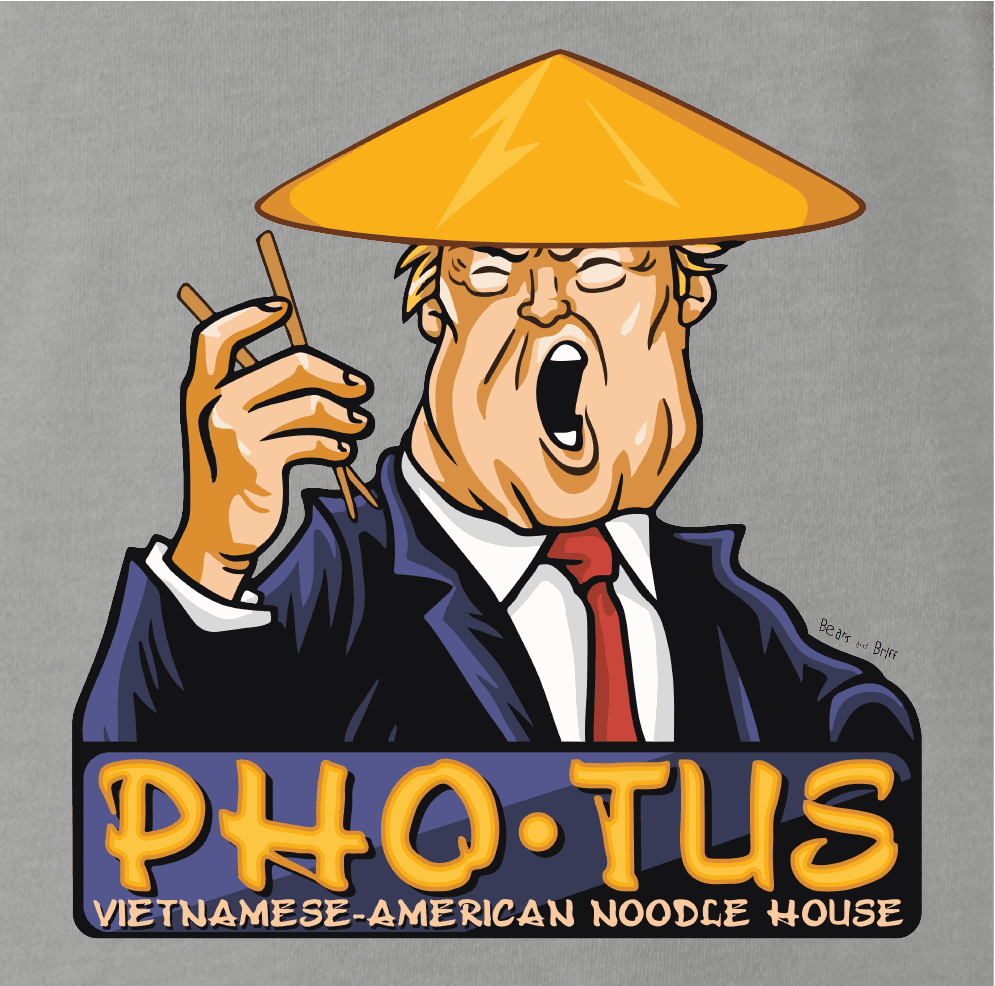 photus potus donald trump ash grey t-shirt