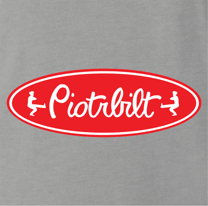 Funny russian peterbilt piotrbilt  ash grey t-shirt
