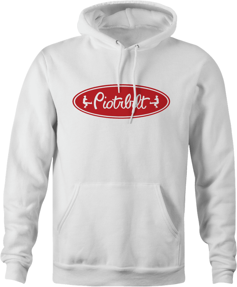 Funny russian peterbilt piotrbilt  white hoodie