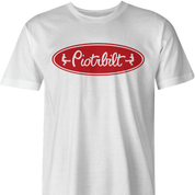 Funny russian peterbilt piotrbilt  men's white t-shirt 