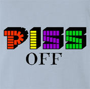 Pez Candy Funny T-Shirt - Piss Off t-shirt light blue