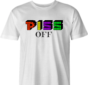 Pez Candy Funny T-Shirt - Piss Off men's t-shirt white 