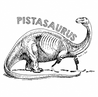 funny oscar pistorius pistasaurus dinosaur  white t-shirt