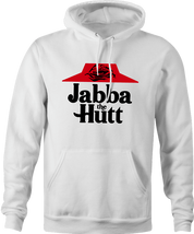 pizza hut jaba the hutt spaceballs parody white hoodie
