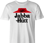 pizza hut jaba the hutt spaceballs parody men's white tee
