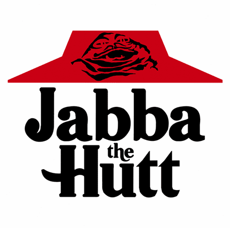 pizza hut jaba the hutt spaceballs parody t-shirt white