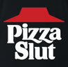 funny pizza slut - i love pizza t-shirt black