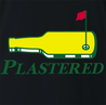 Funny masters golf logo t-shirt men's black 