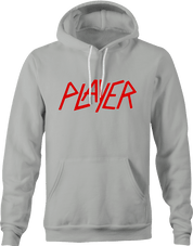 Funny Slayer Heavy Metal Flirt | Player Parody T-Shirt Ash Grey Hoodie