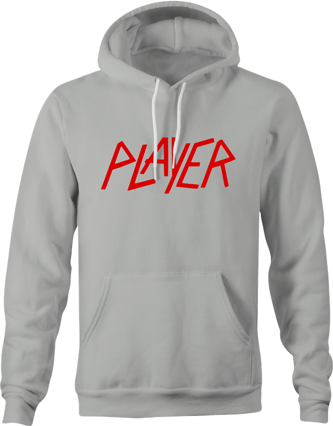 Funny Slayer Heavy Metal Flirt | Player Parody T-Shirt Ash Grey Hoodie