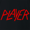 Funny Slayer Heavy Metal Flirt | Player Parody Black T-Shirt