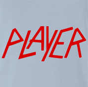 Funny Slayer Heavy Metal Flirt | Player Parody Red T-Shirt