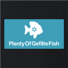 funny jewish humor - plenty of gefilte fish black t-shirt