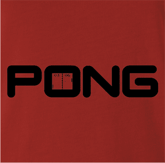 funny golf video game mashup ping clubs pong gaming red t-shirt