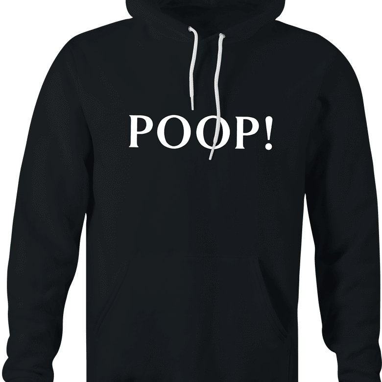 funny Poop Smelling Joop! Parody black hoodie