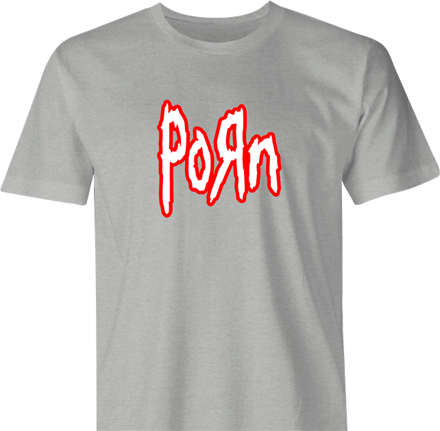 funny Heavy Metal Nu Metal Korn Porn Parody men's t-shirt